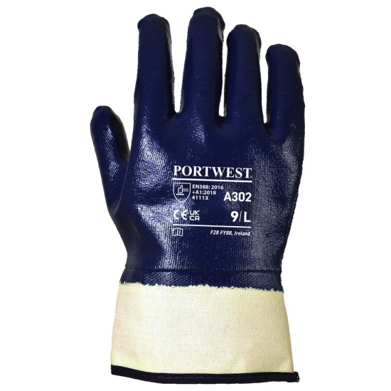 Γάντια Νιτριλίου για Πετρελαιοειδή PORTWEST - A302 (10')