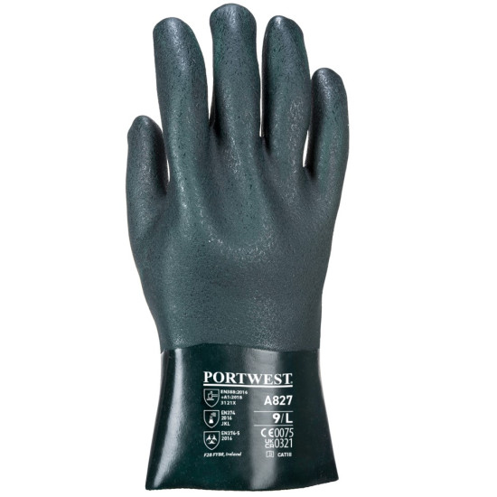 Γάντια PVC για Πετρελαιοειδή PORTWEST - A827 (10')