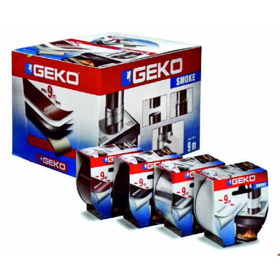 Geko Ταινία Αλουμινίου Θερμοκρασίας Λευκή 40mm x 9m