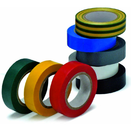 Geko Μονωτική-Ηλεκτρολογική Ταινία Λευκή PVC 19mm x 25m