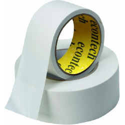 Geko Ταινία Αυτοκόλλητη Κλιματισμού Λευκή PVC  50mm x 25m