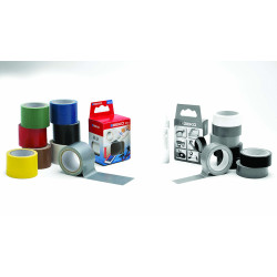 Geko Πλαστικοποιημένη Υφασμάτινη Ταινία Τex Κόκκινη 38mm x 2,7m