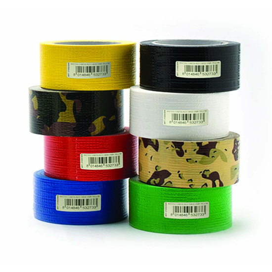 Geko Υφασμάτινη Αυτοκόλλητη Ταινία Κίτρινη Duct Tape 50mm x 25m