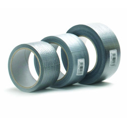 Geko Υφασμάτινη Αυτοκόλλητη Ταινία Ασημί Duct Tape 50mm x 10m