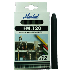 MARKAL Κραγιόν Σήμανσης FM.120 Μαύρο