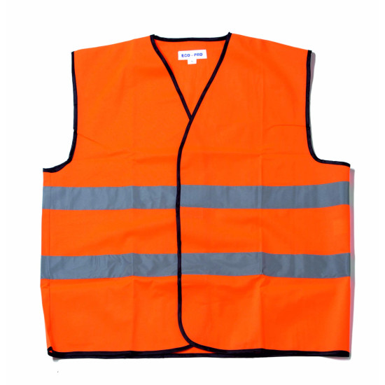 Γιλέκο Εργασίας Με Αντανακλαστικές Ταινίες Πορτοκαλί