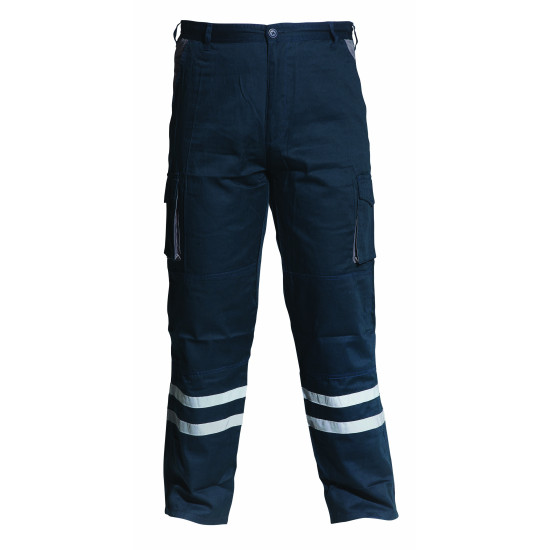 Παντελόνι με 2 Αντανακλαστικές Ταινίες PL213-R Μπλε