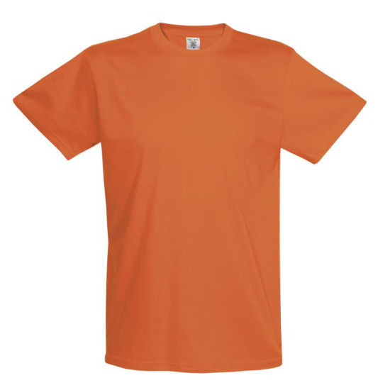 T-SHIRT Βαμβακερό FRUIT OF THE LOOM Πορτοκαλί