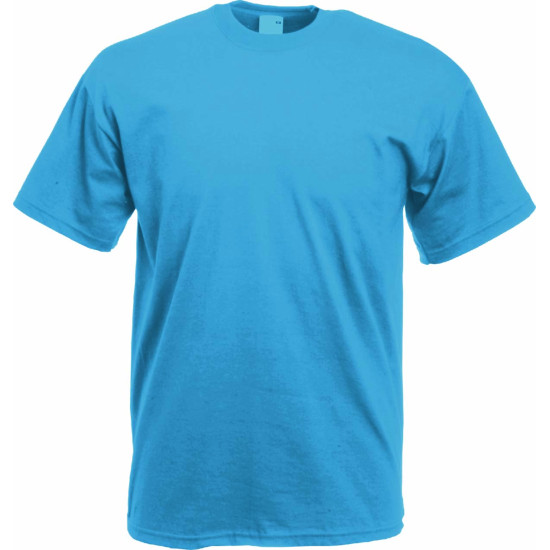 T-SHIRT Βαμβακερό FRUIT OF THE LOOM Γαλάζιο