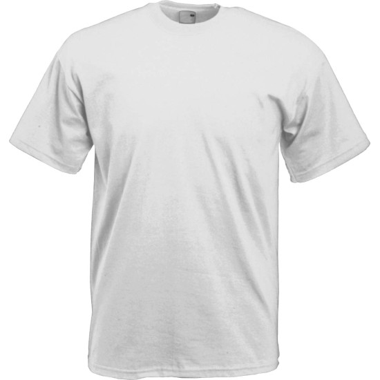 T-SHIRT Βαμβακερό FRUIT OF THE LOOM Λευκό