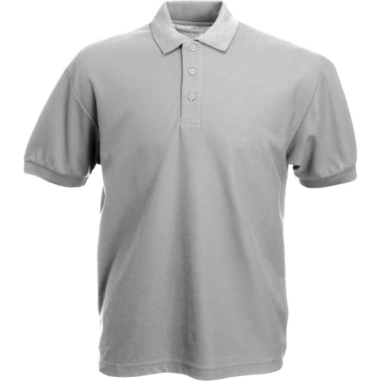 POLO Κοντομάνικο 65/35 FRUIT OF THE LOOM Γκρι