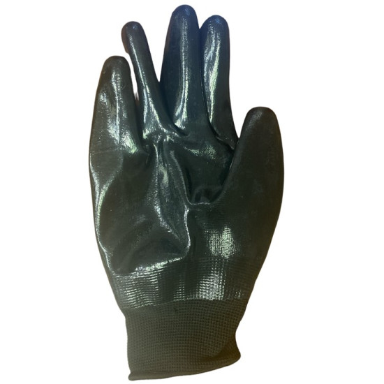 Γάντια με Επικάλυψη Νιτριλίου Γενικής Χρήσης ECOPRO Νο 600 BB Μαύρα