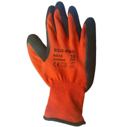 Γάντια με LATEX ECOPRO No-6033 Blister Κόκκινα/Μαύρα