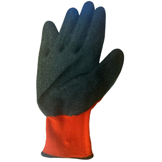 Γάντια με LATEX ECOPRO No-6033 Blister Κόκκινα/Μαύρα