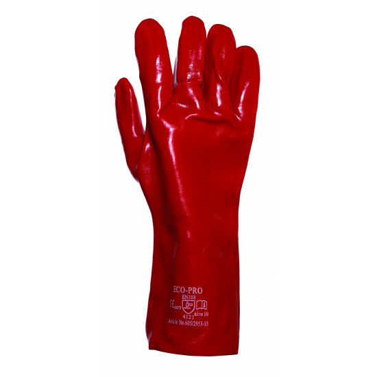 Γάντια PVC για Πετρελαιοειδή ECOPRO No 605