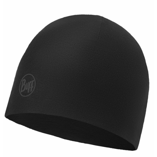 REVERSIBLE HAT SOLID BLACK - BUFF