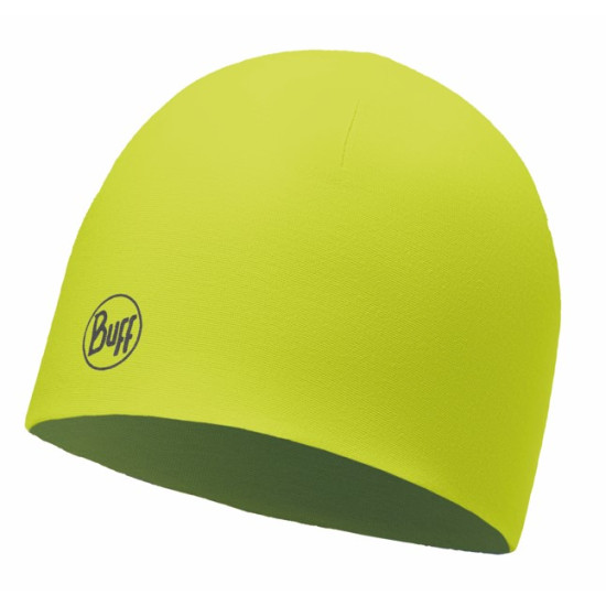 REVERSIBLE HAT SOLID YELLOW FLUOR- BUFF