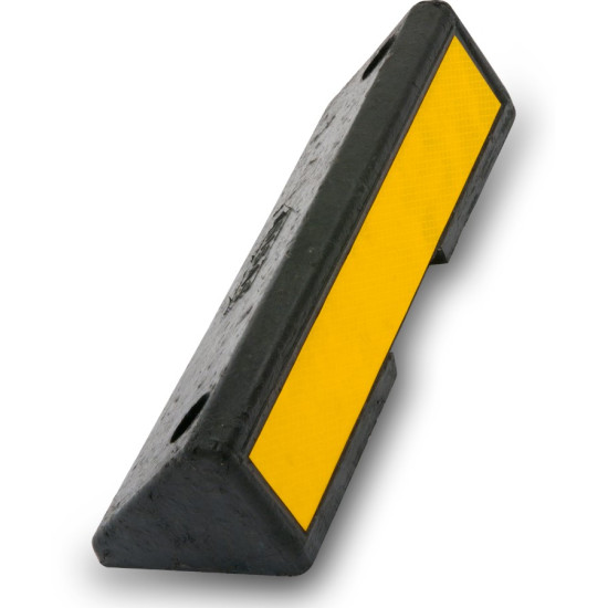 Στοπ Τροχών από Ελαστικό (Rubber) 8 x 35 cm